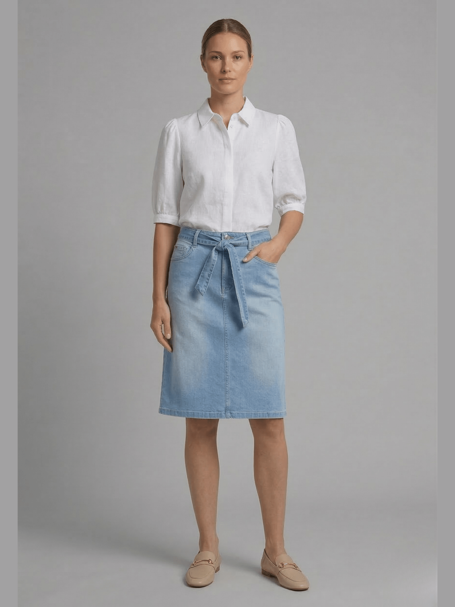 7645 - 682 Rok denim - Castelijn mode