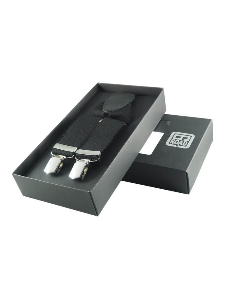 854010 – Basic bretel uni katoen stretch Zwart - Castelijn mode