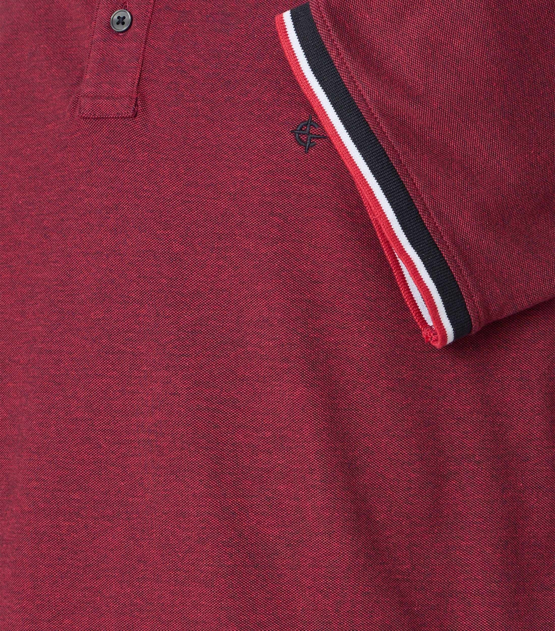 Polo Korte Mouw Bordeaux