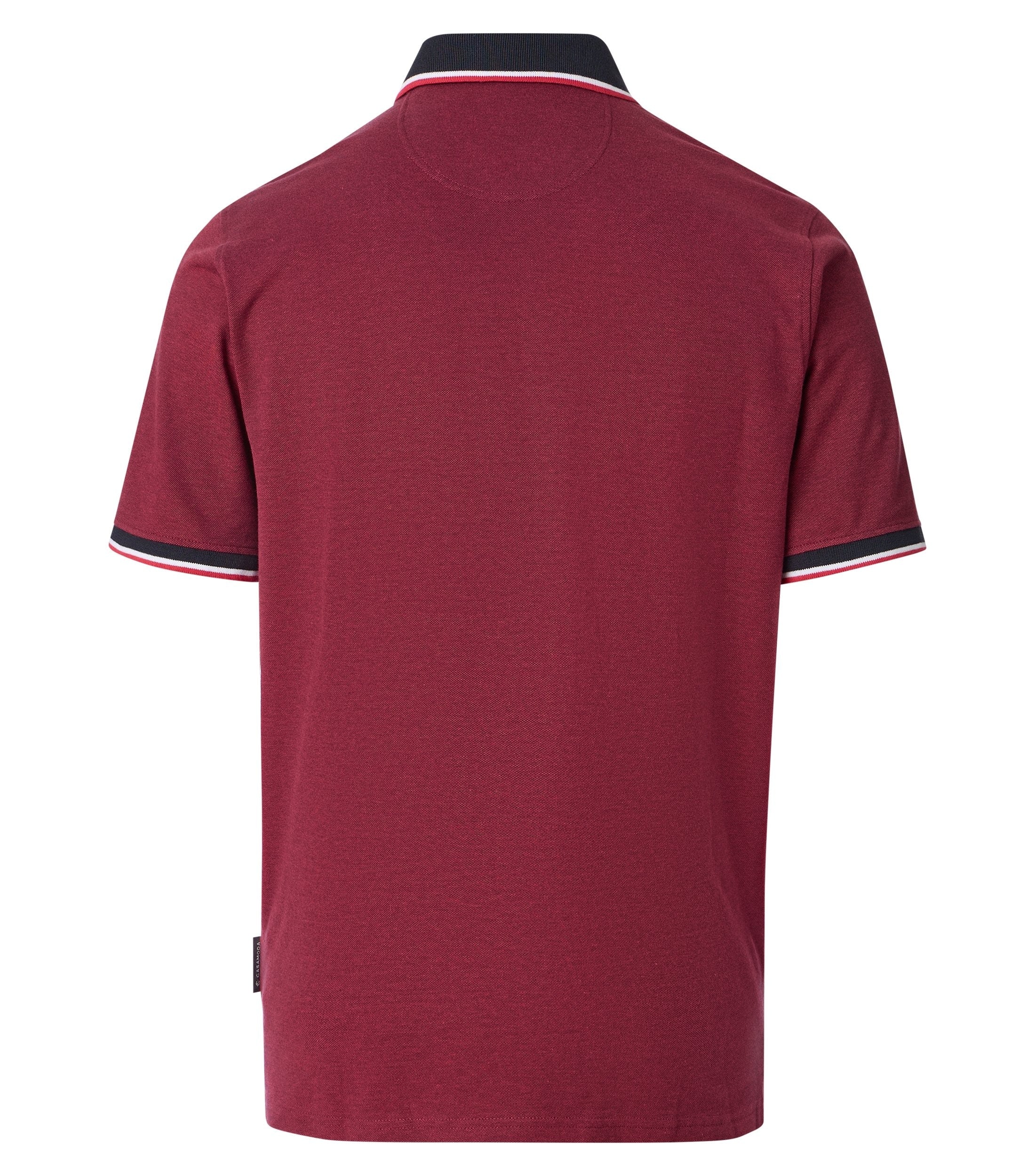 Polo Korte Mouw Bordeaux