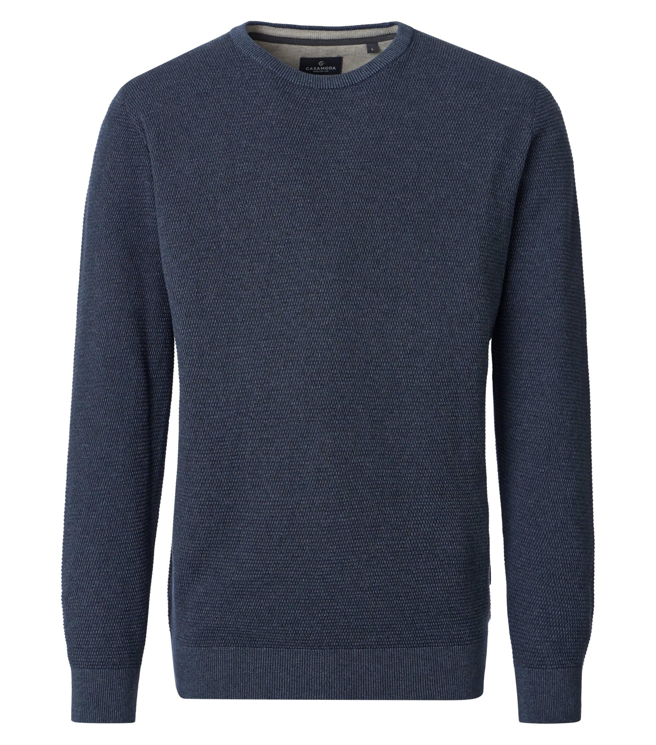 Trui Ronde Hals Blauw