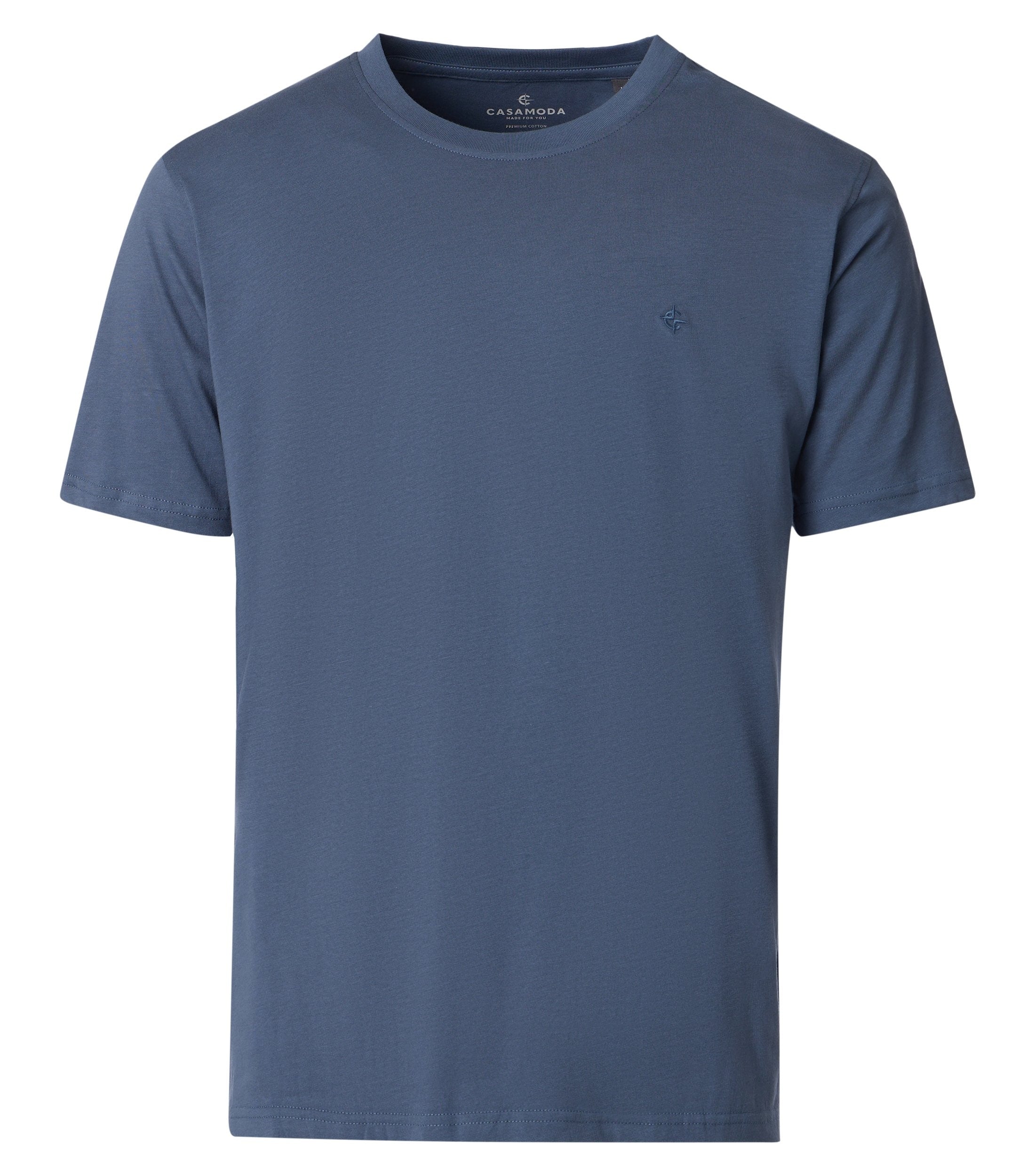 T-shirt Blauw Regular Fit