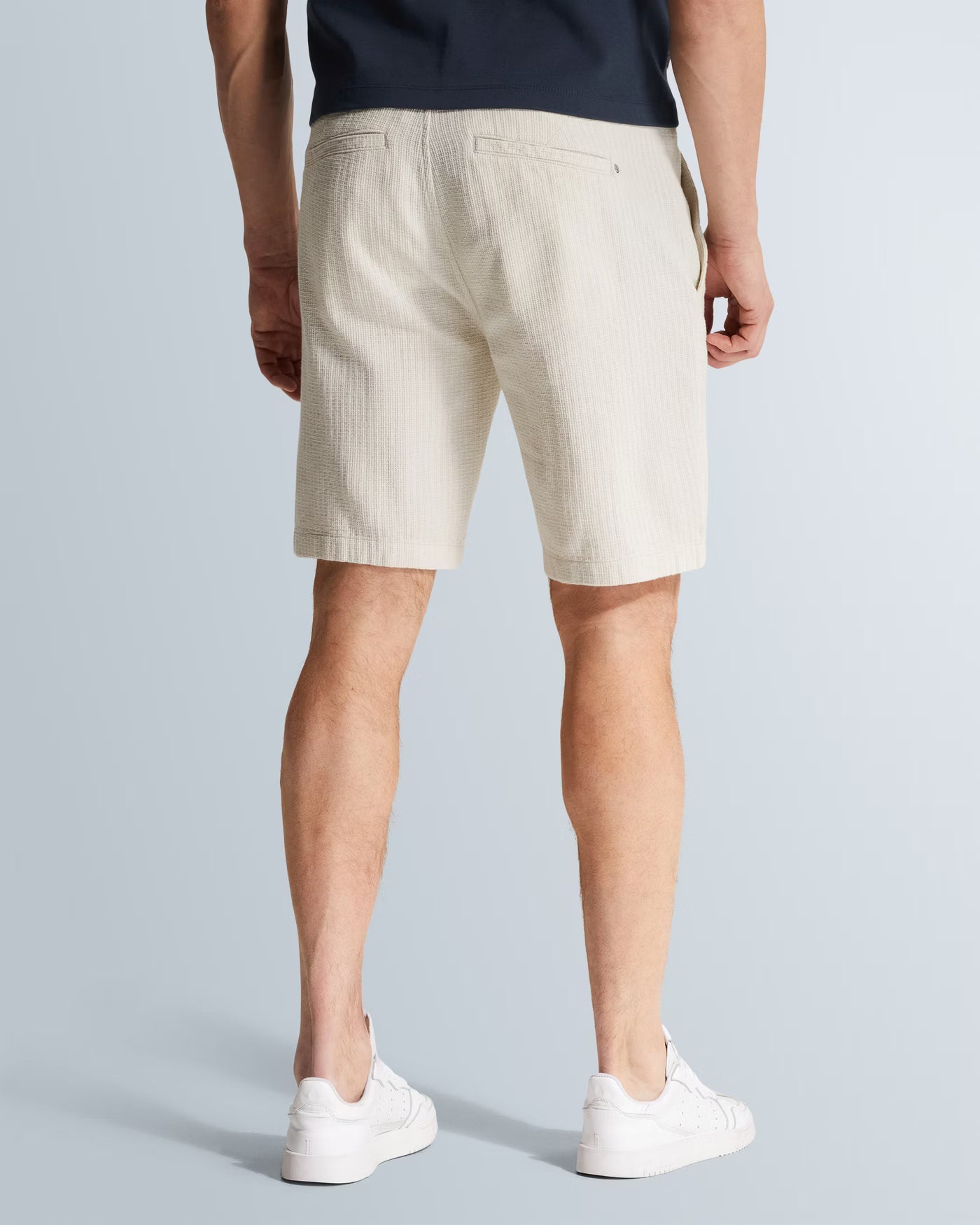 chino short Silver Birch katoen linnen