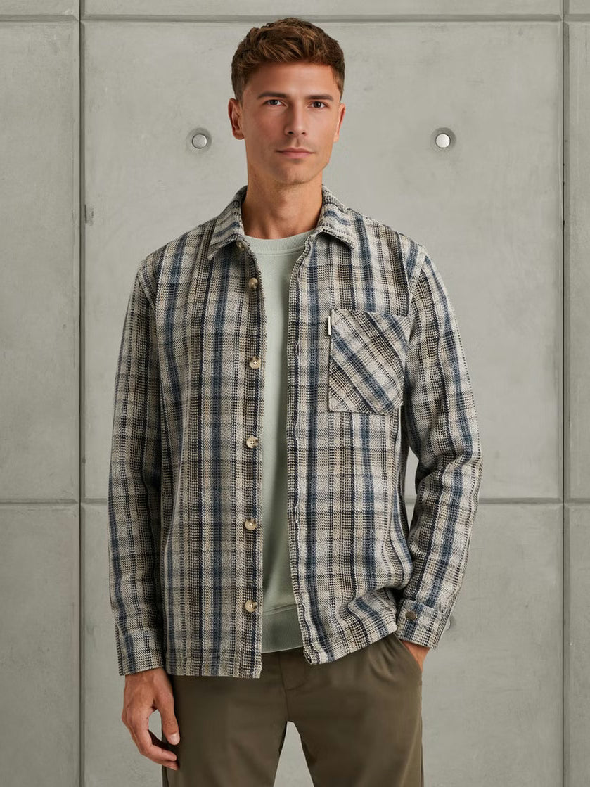 CSI2508205-9096 Check Double 8 Overshirt
