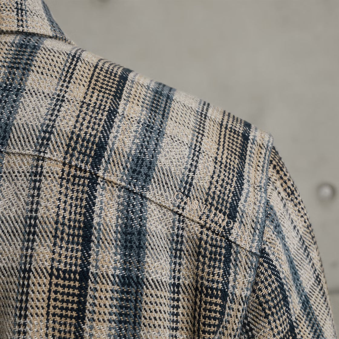 CSI2508205-9096 Check Double 8 Overshirt