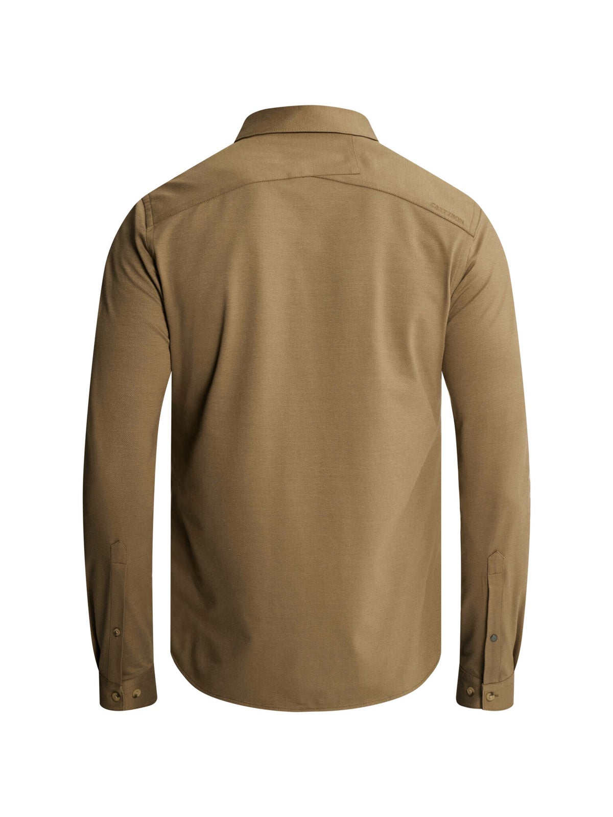 Jersey Overhemd Taupe