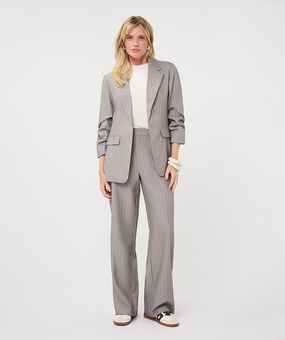 Blazer Visgraat Grijs