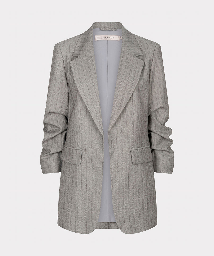 Blazer Visgraat Grijs