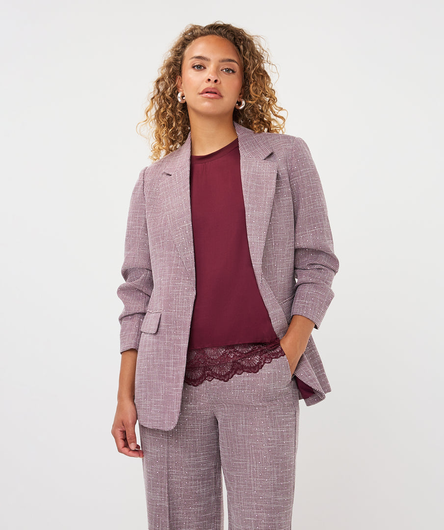 Blazer Glitter Taupe