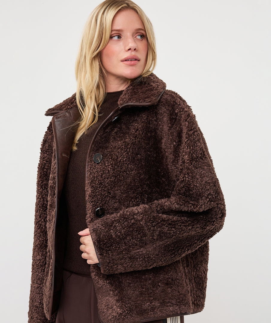 Omkeerbare Jas Teddy Bruin
