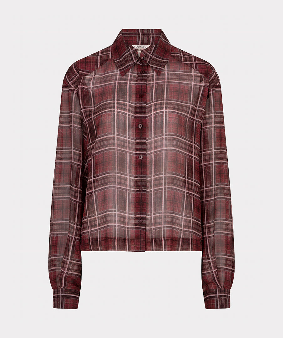 Blouse Ruit Bordeaux
