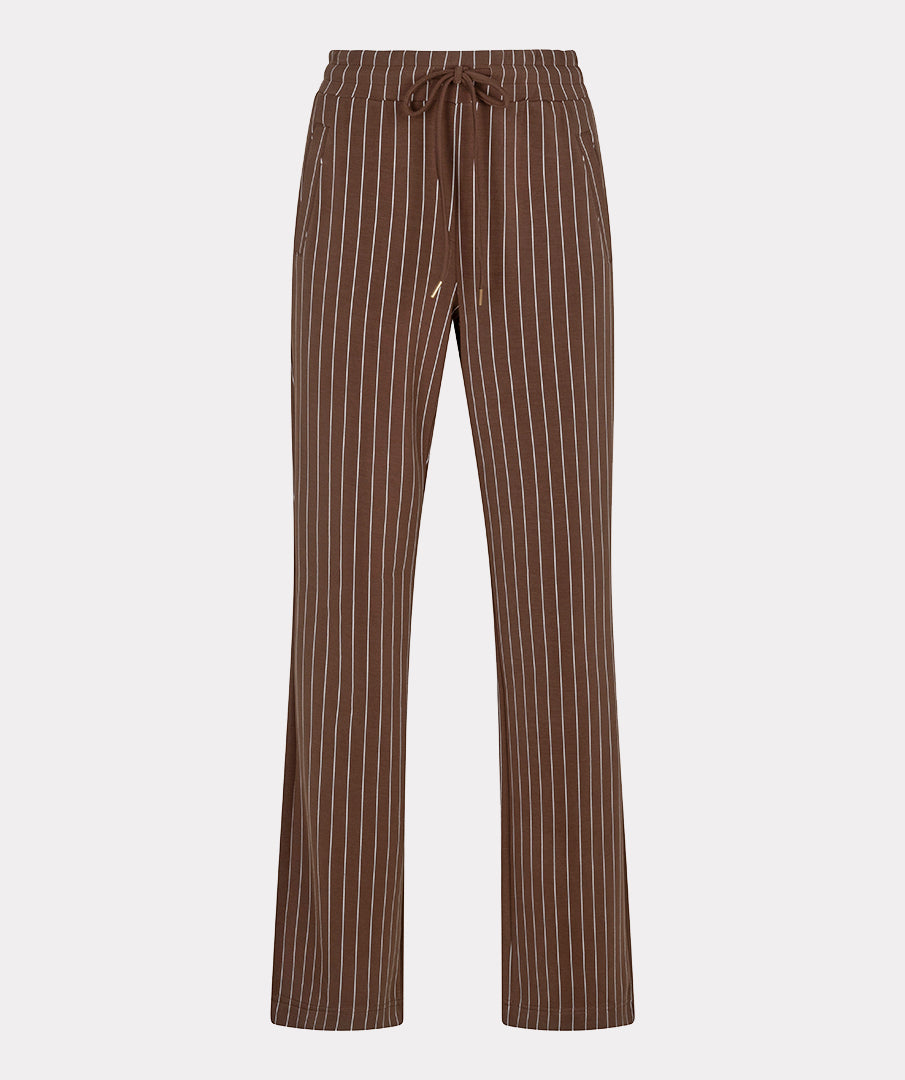 Broek Krijtstreep Bruin