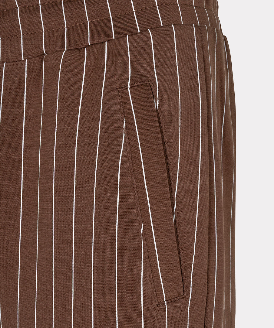 Broek Krijtstreep Bruin