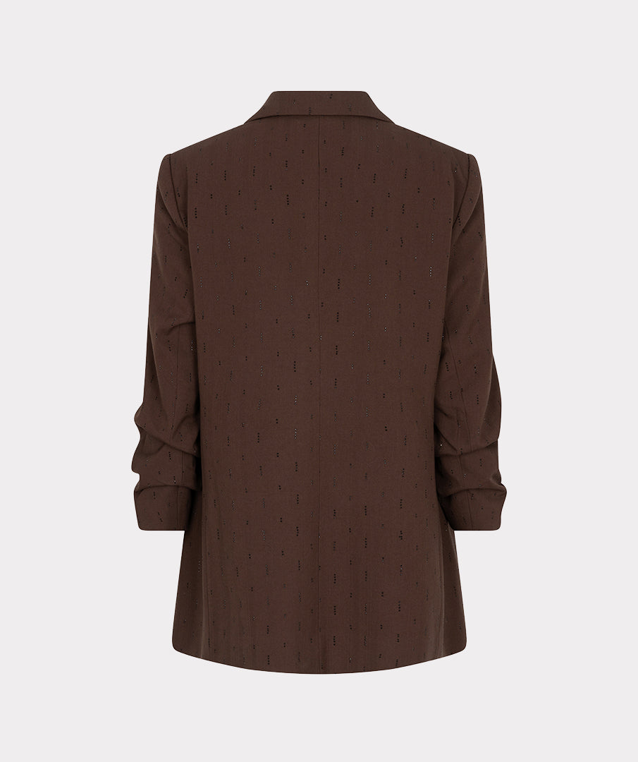 Blazer Glitter Bruin