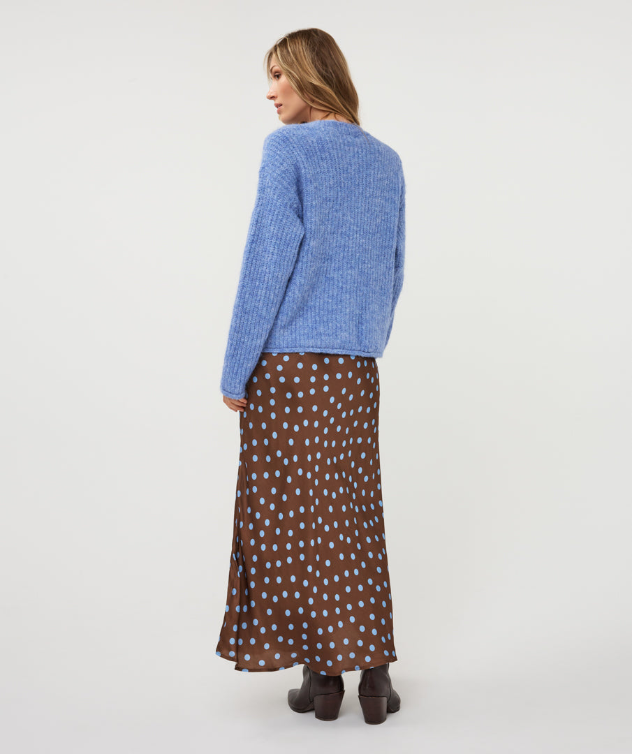 Vest Sierknopen Blauw