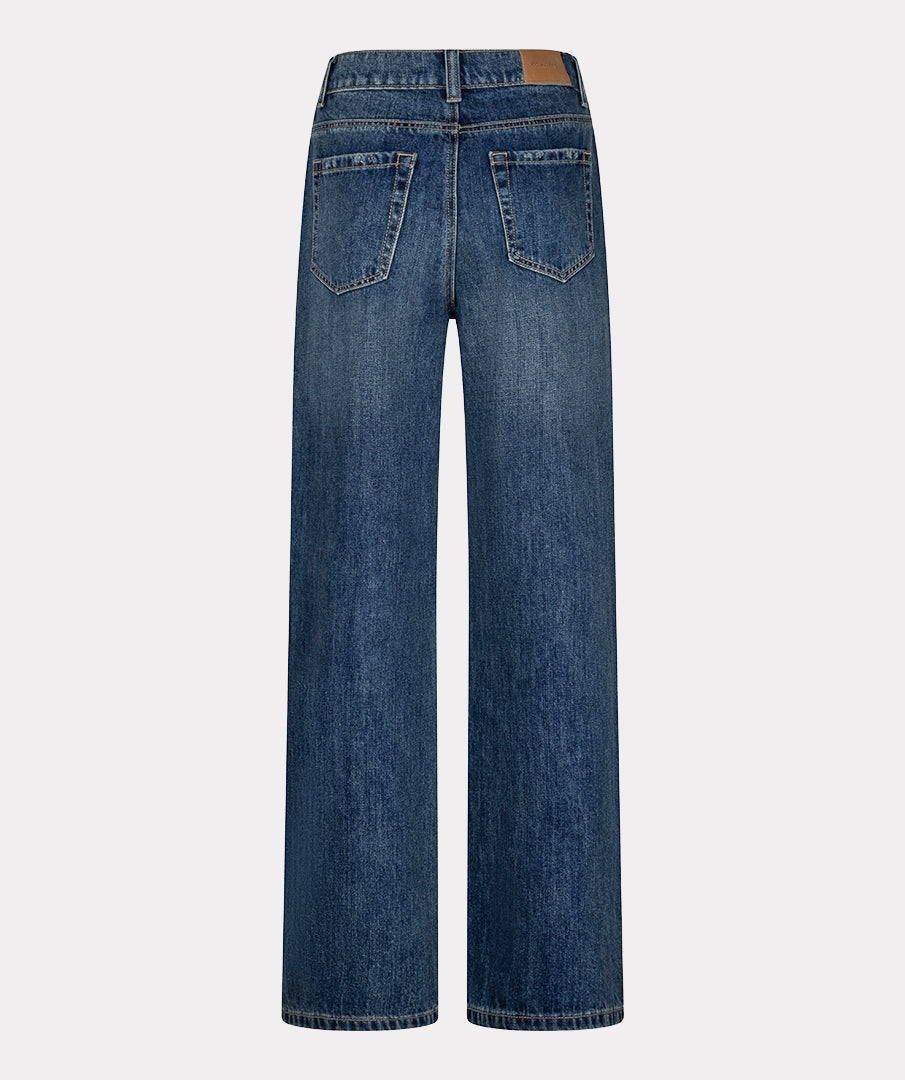 Straight Jeans Studs Blauw