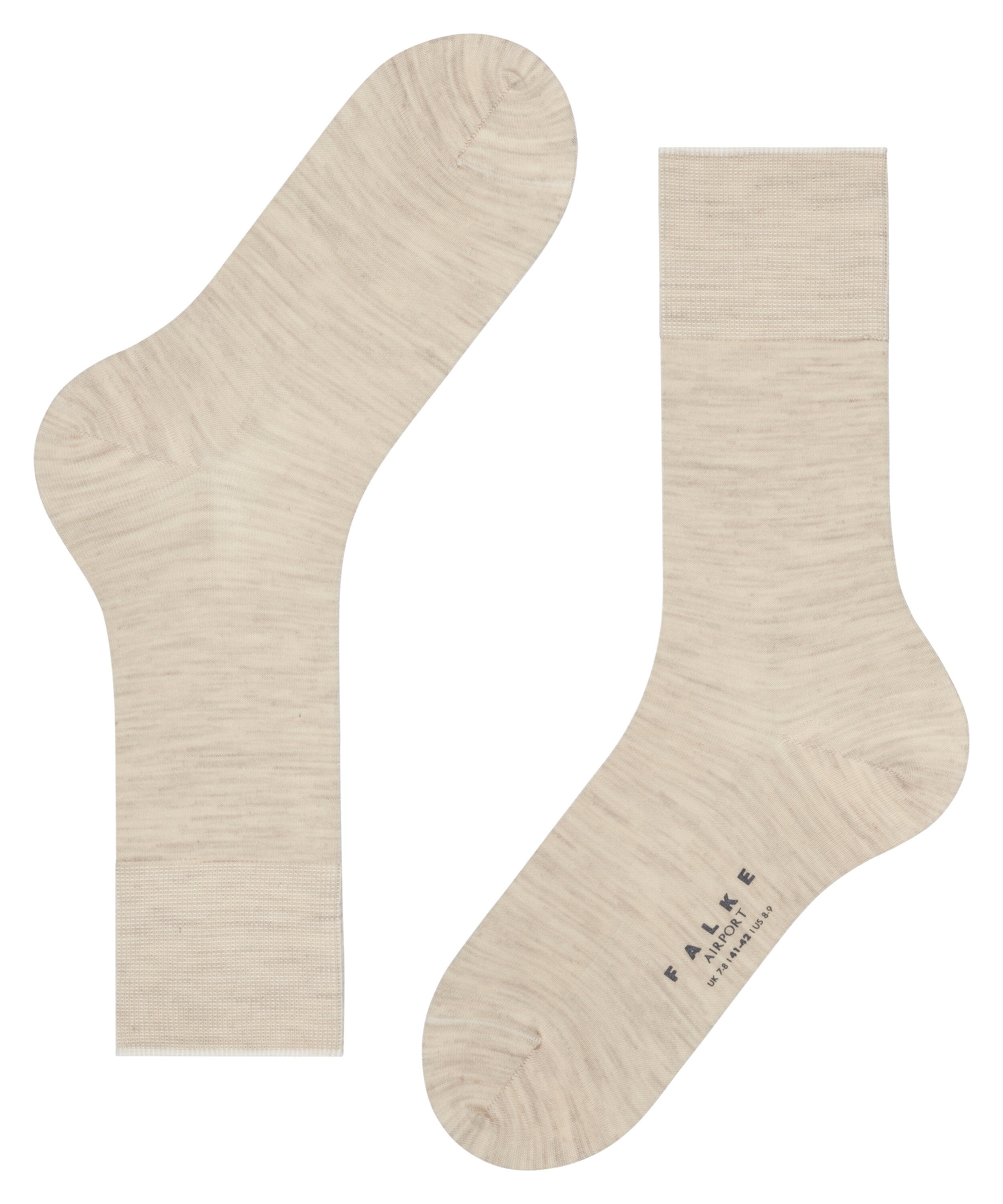 Airport Heren Sokken Beige Melange