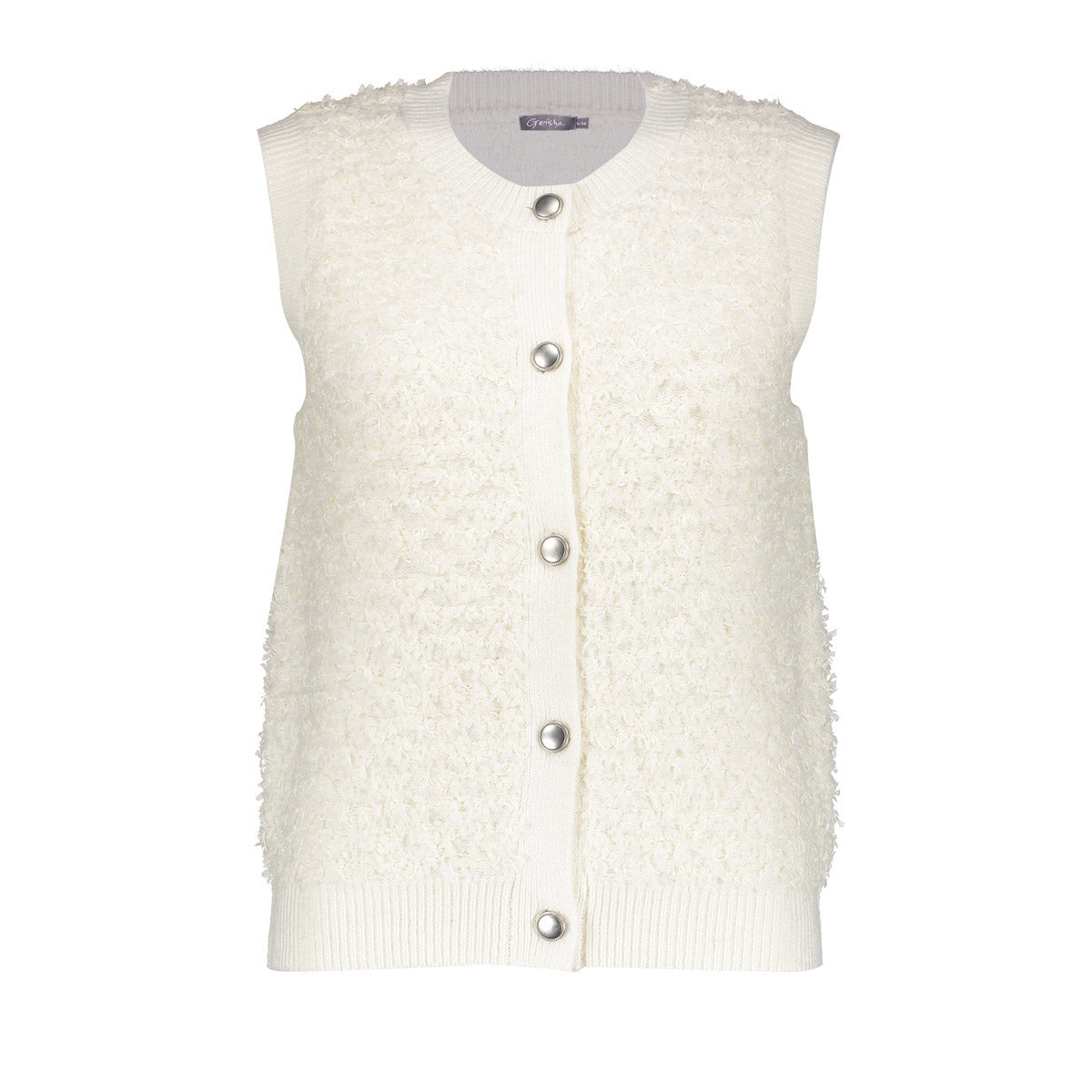 Gilet Bouclé Off White