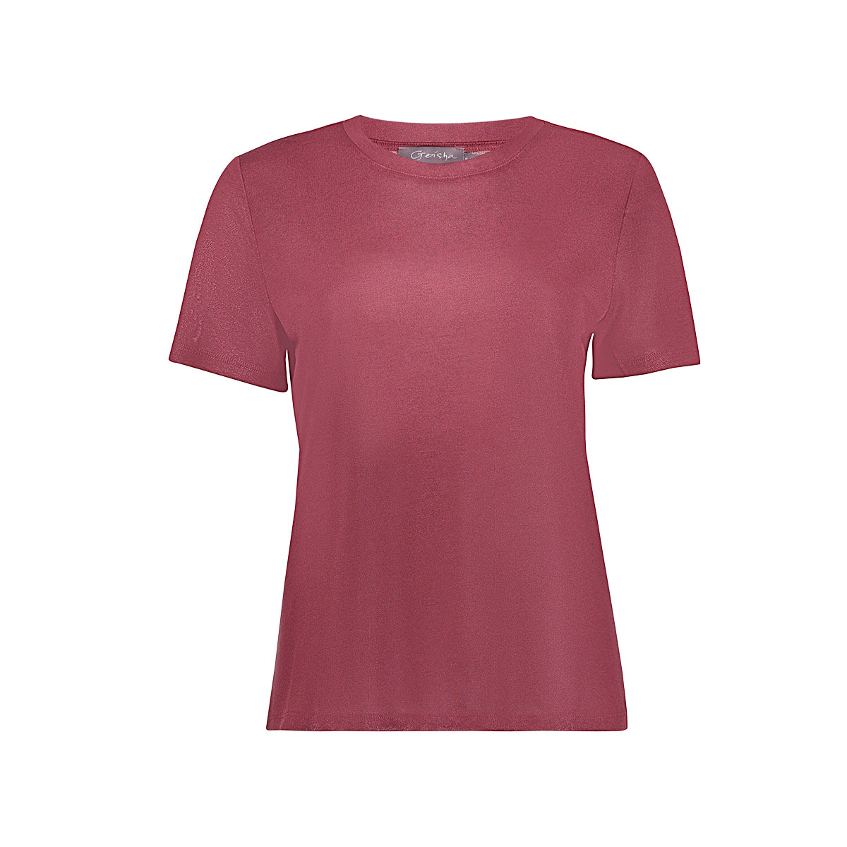 T-shirt Glans Bordeaux