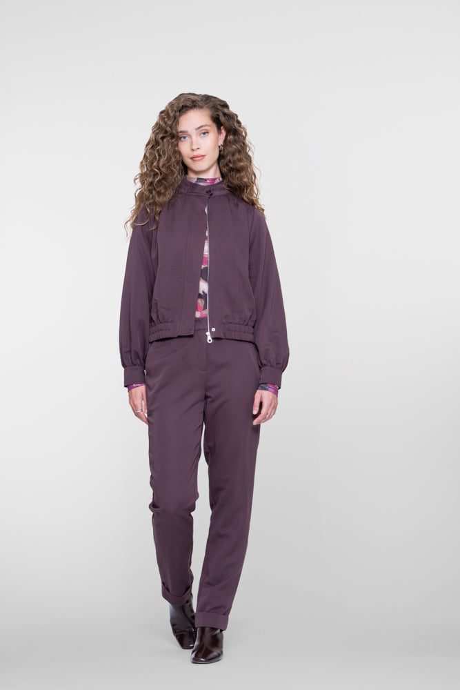 Blouson Aubergine