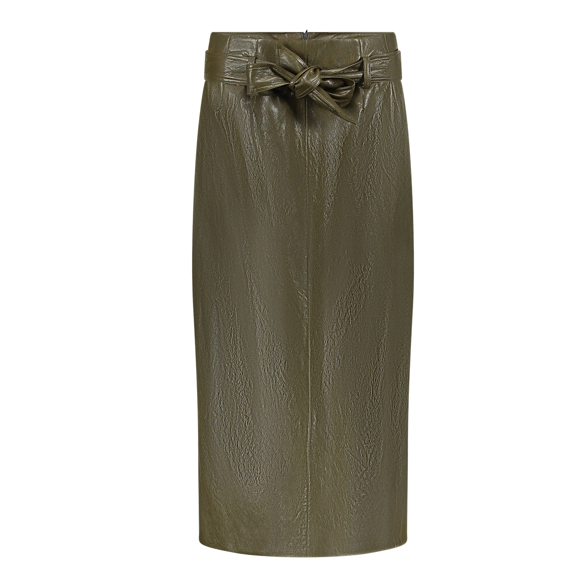 Rok Leatherlook Mosgroen