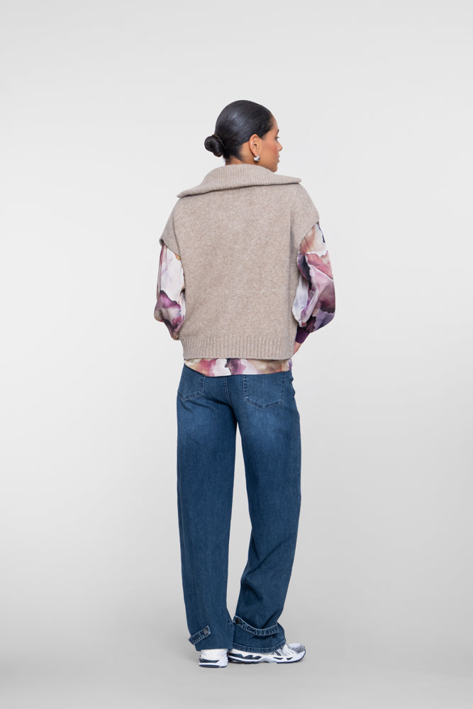 Barrel Jeans Blauw