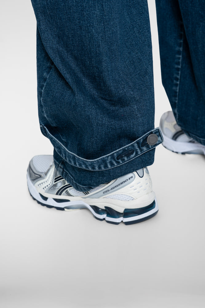 Barrel Jeans Blauw