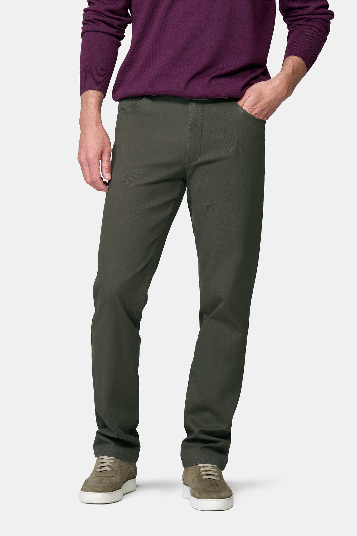 Dublin Chino Active Flex Olijf