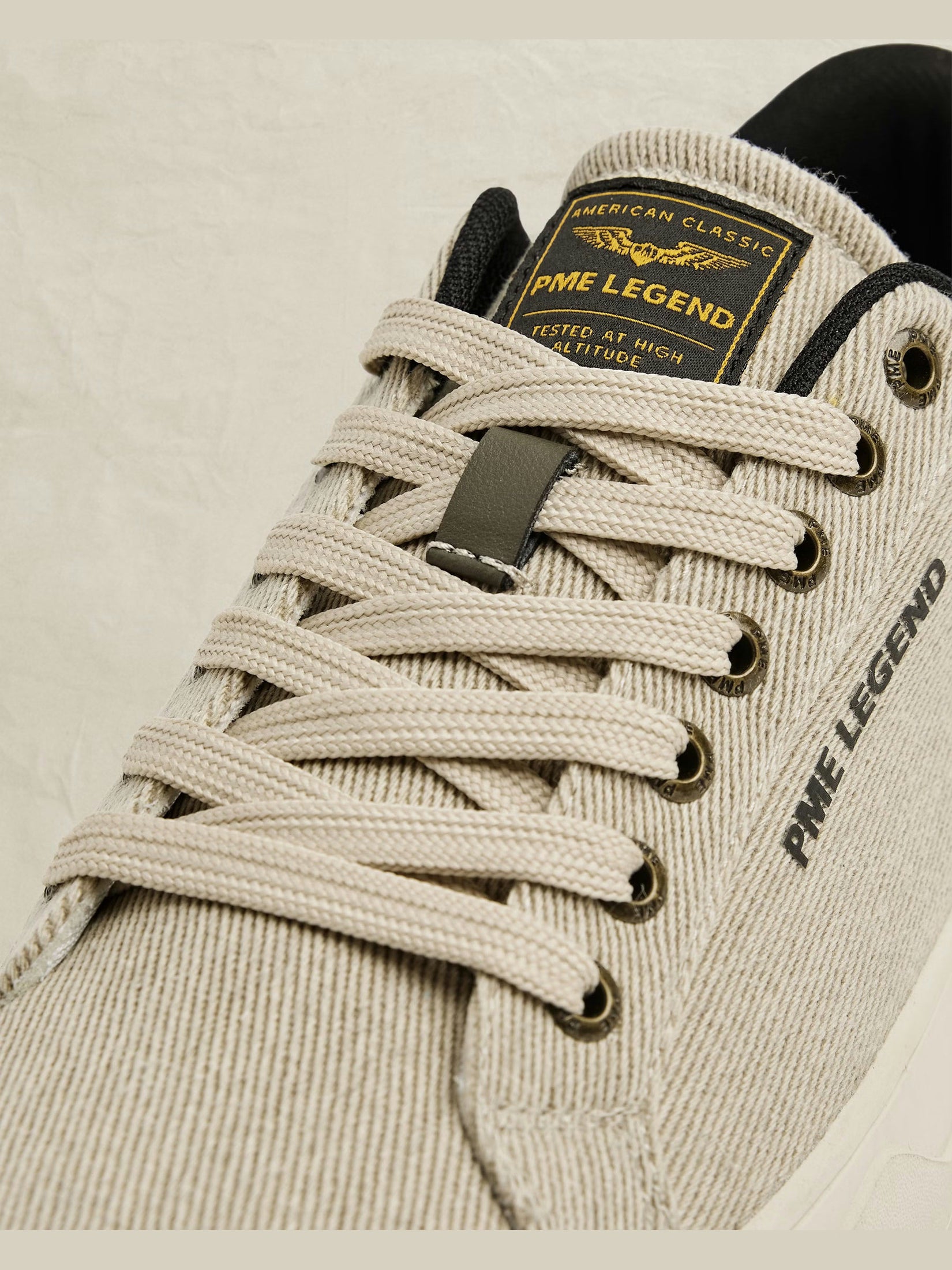 Crewman Sneaker Zand Lichtgewicht Textiel