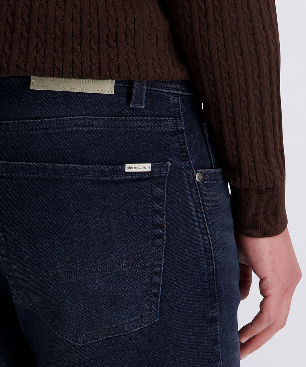 Lyon Tapered Jeans Blauwzwart