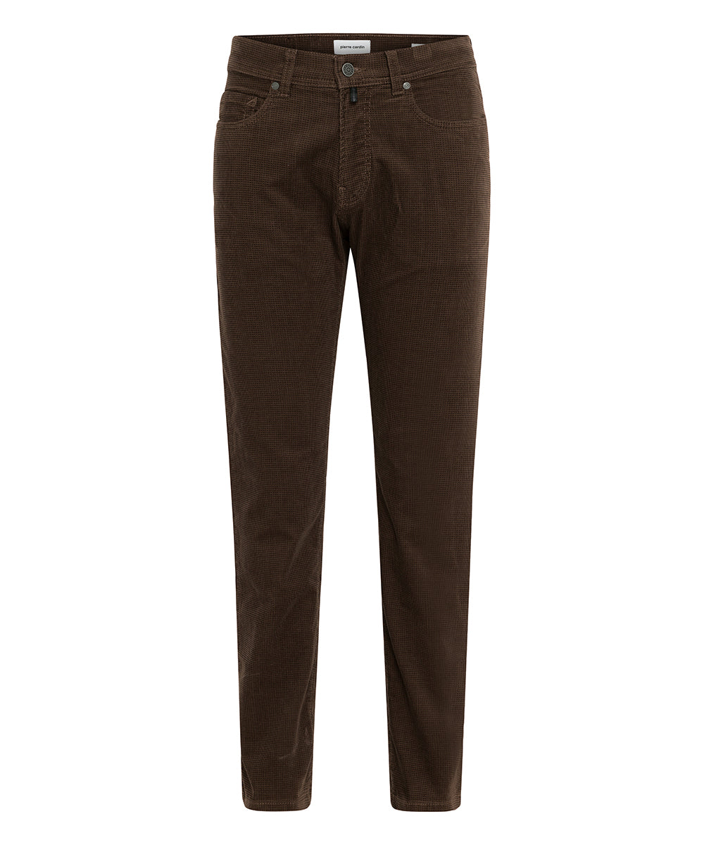 Pierre Cardin Lyon Corduroy Broek Bruin - Castelijn mode