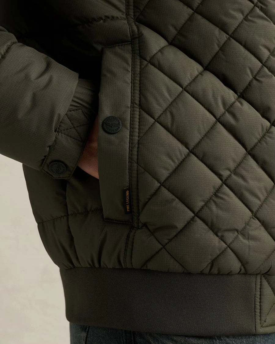 Cargo Glider Flight Jacket Donkergroen