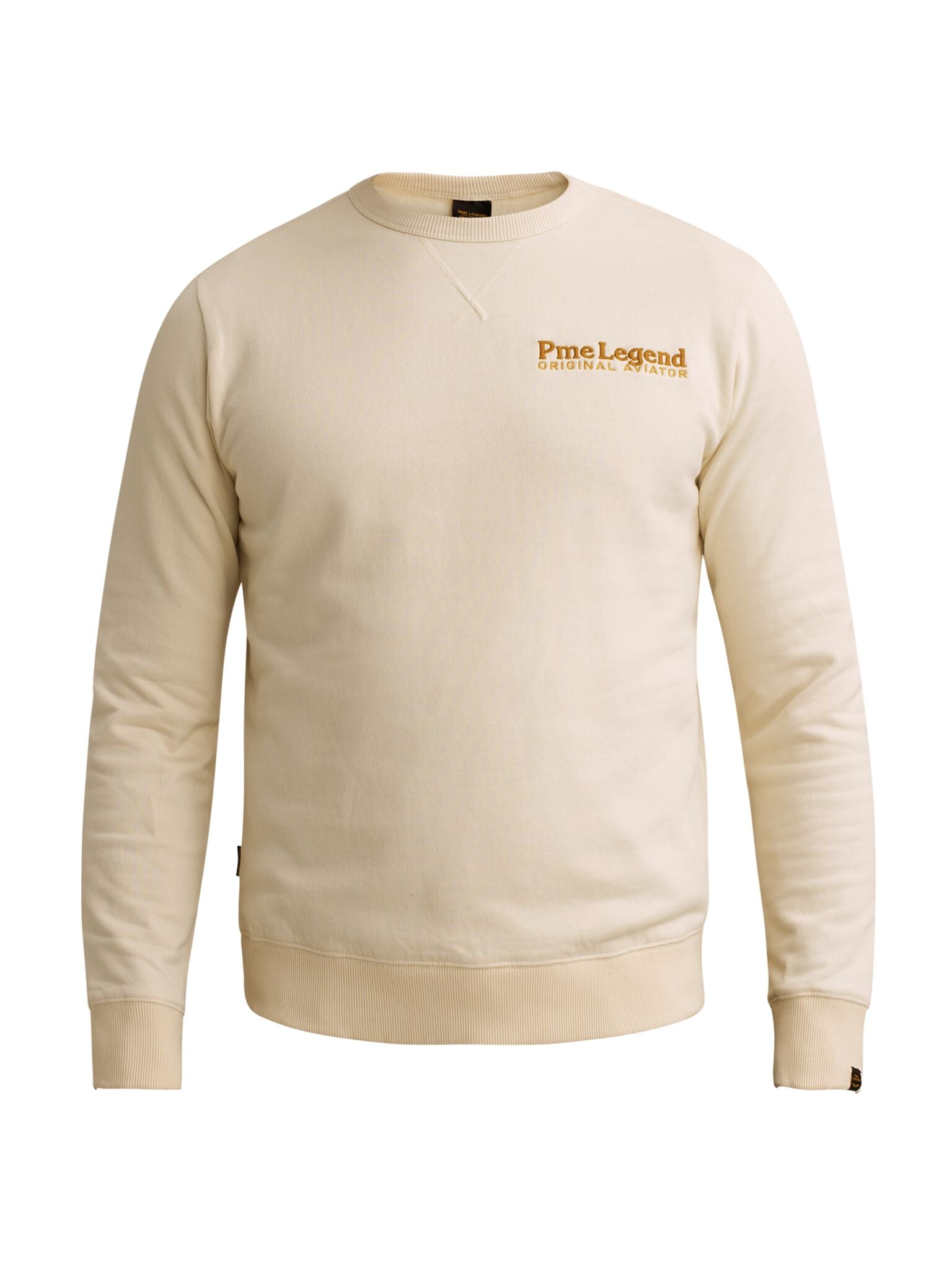 Sweater Borduring Gebroken Wit