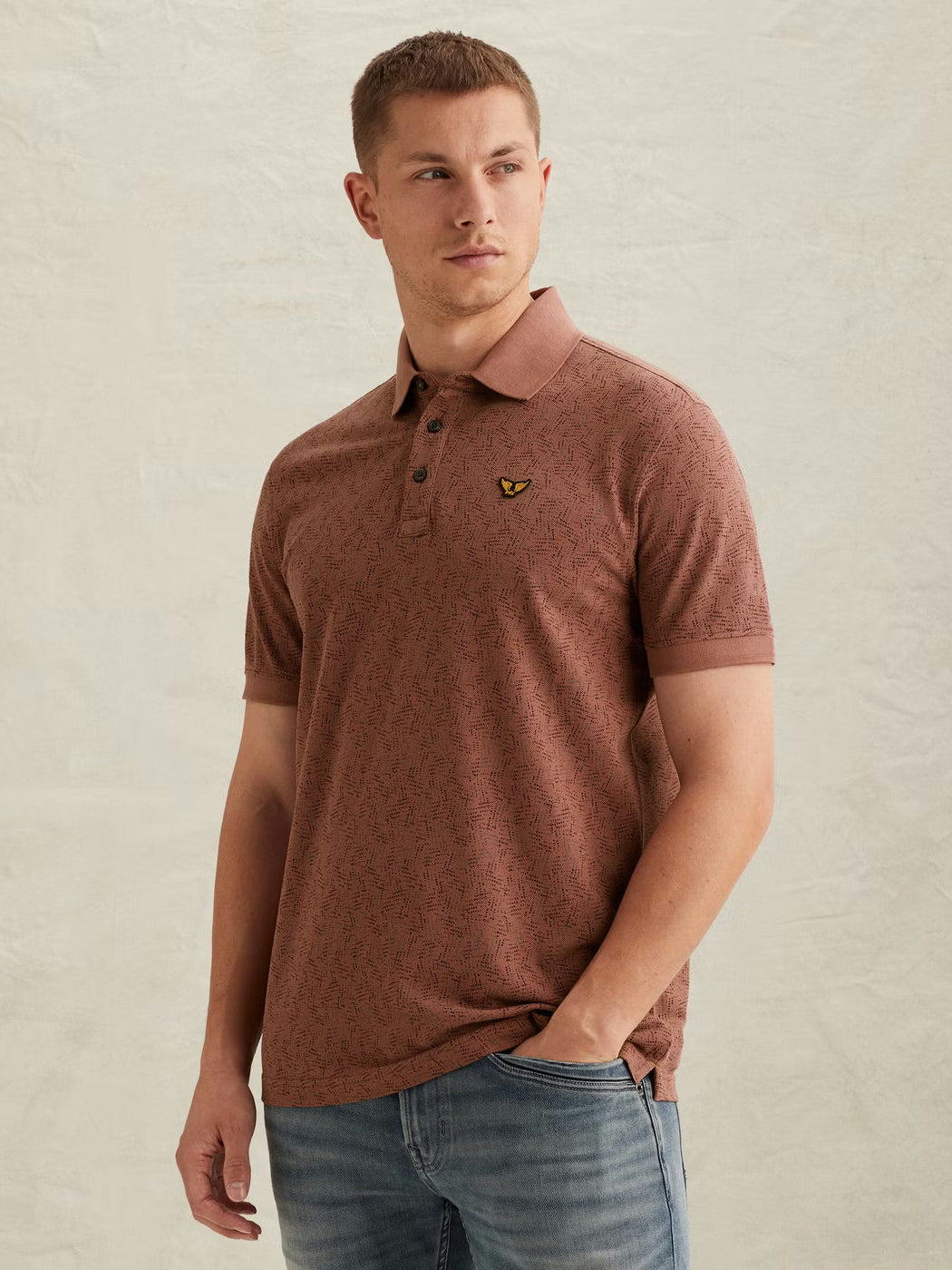 PPSS2602852-4085 Polo met print