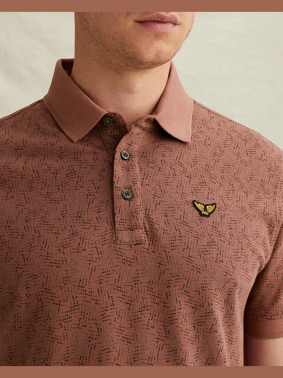 PPSS2602852-4085 Polo met print