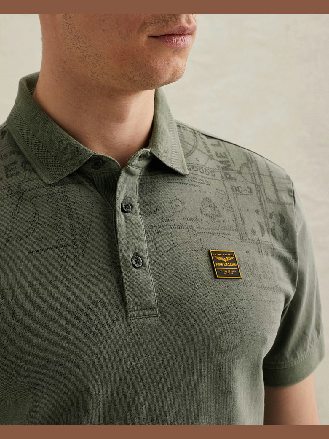PPSS2603863-6150 Polo Garment-Dye groen - Castelijn mode