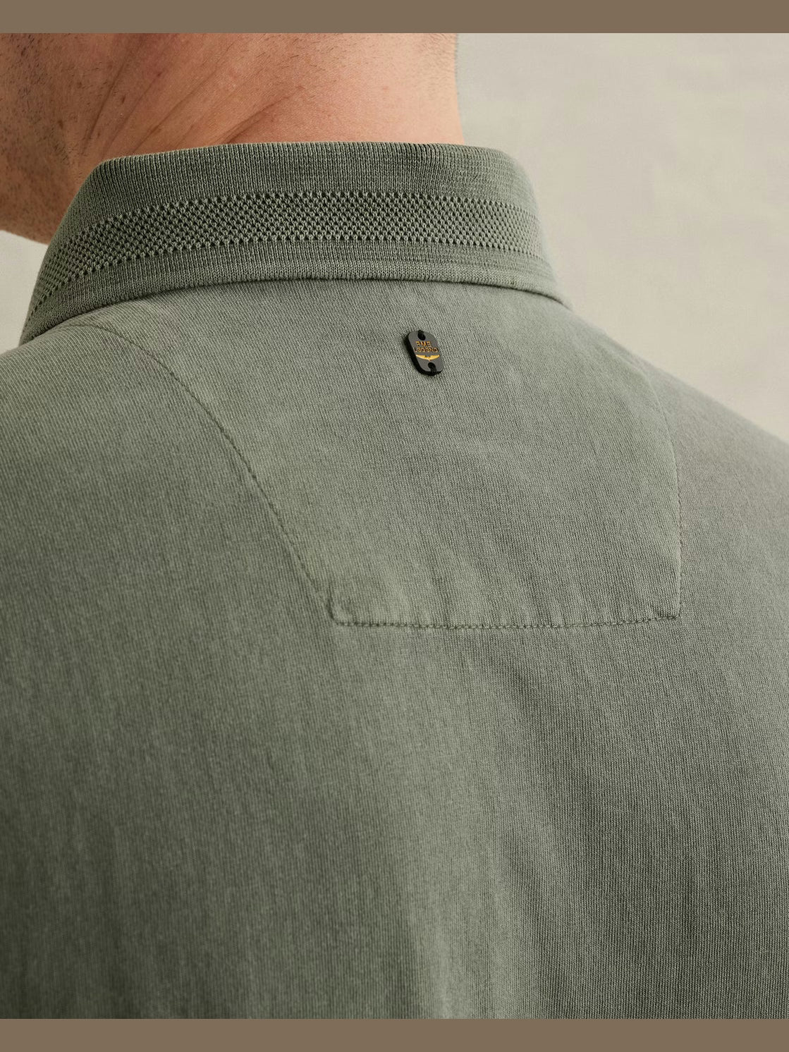 PPSS2603863-6150 Polo Garment-Dye groen - Castelijn mode