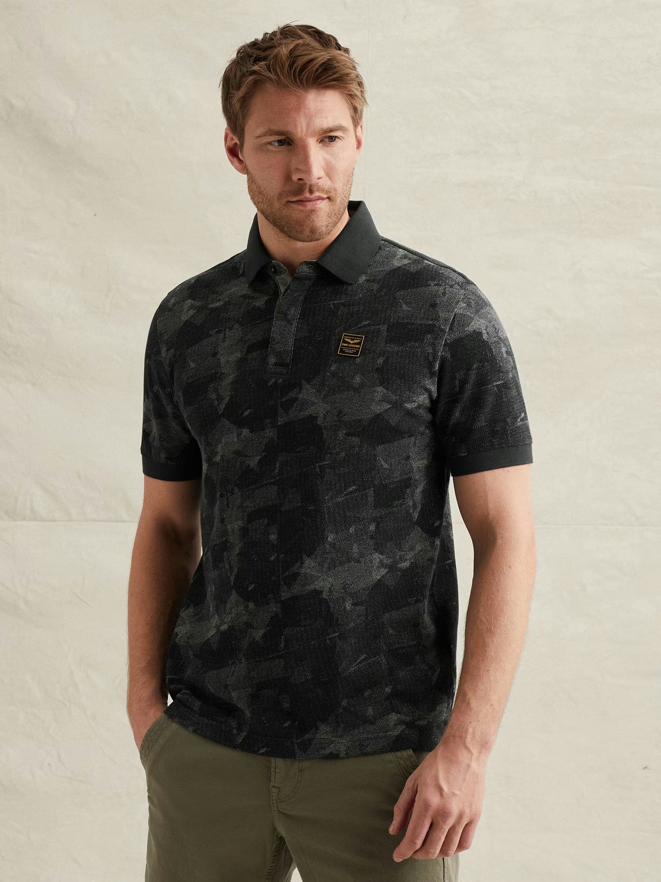 PPSS2604851-5282 Polo Korte Mouw Carbon