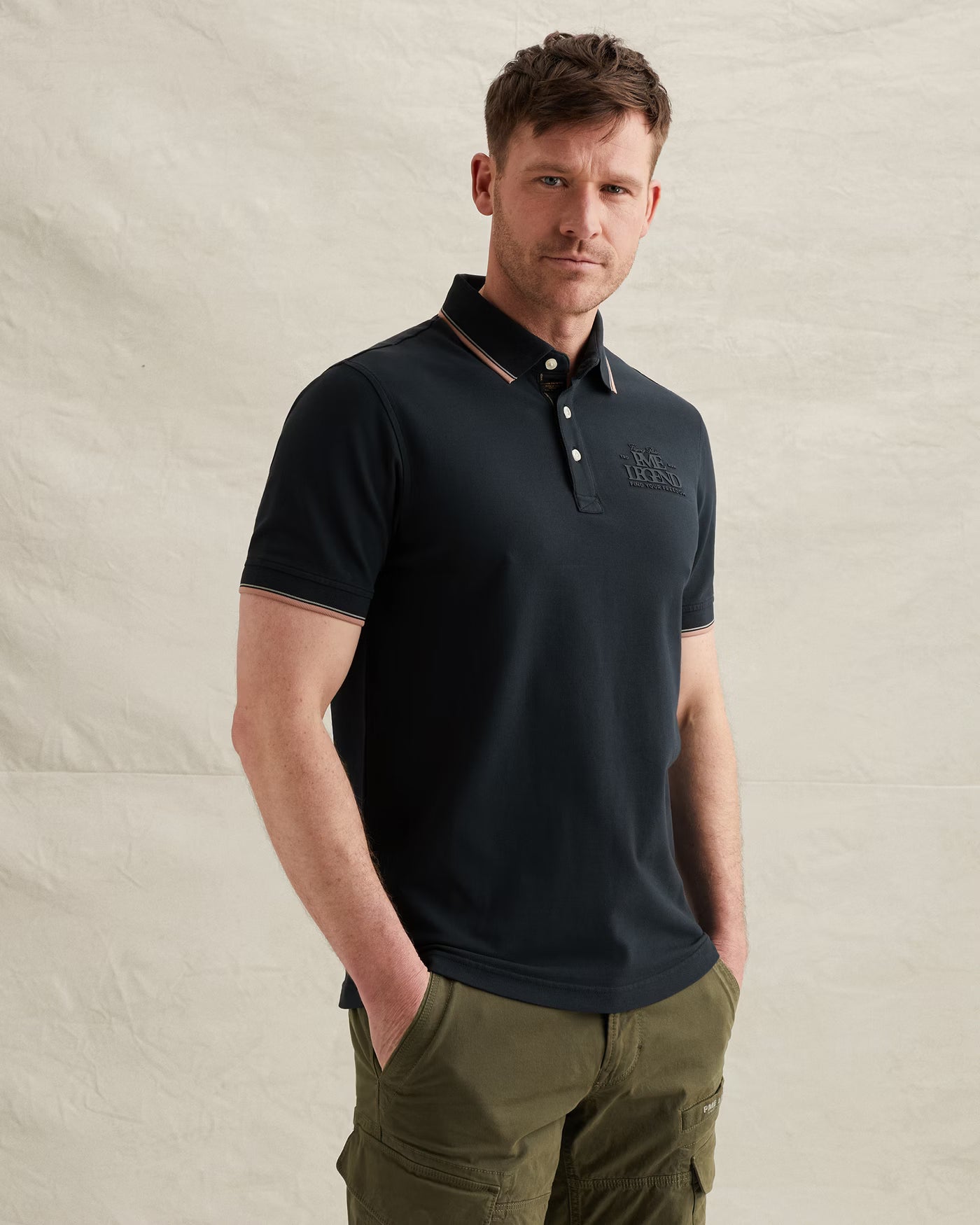 PPSS2604867-5282 Polo Donkerblauw Artwork