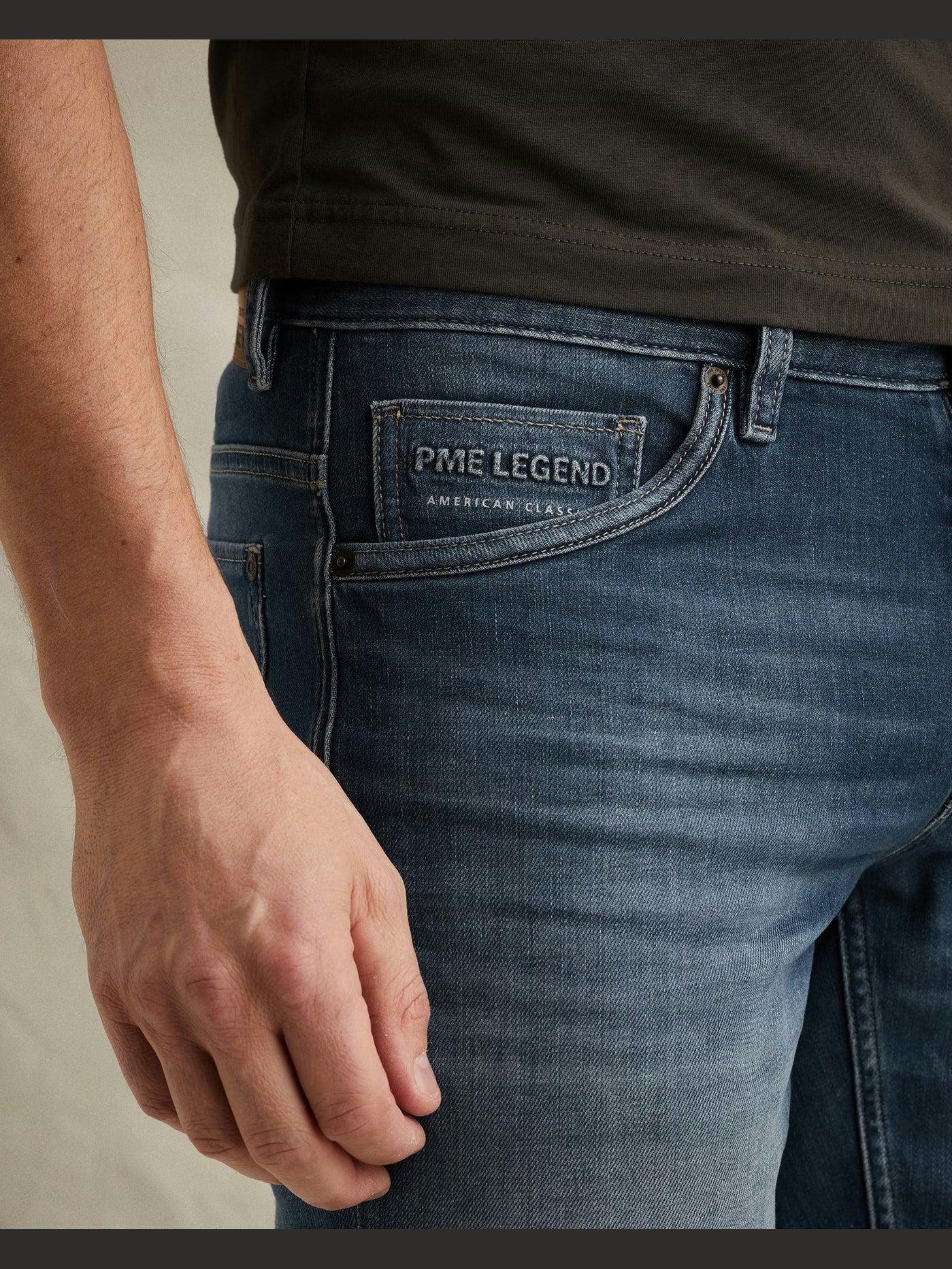 PSH165-MUB Nightflight korte jeans - Castelijn mode