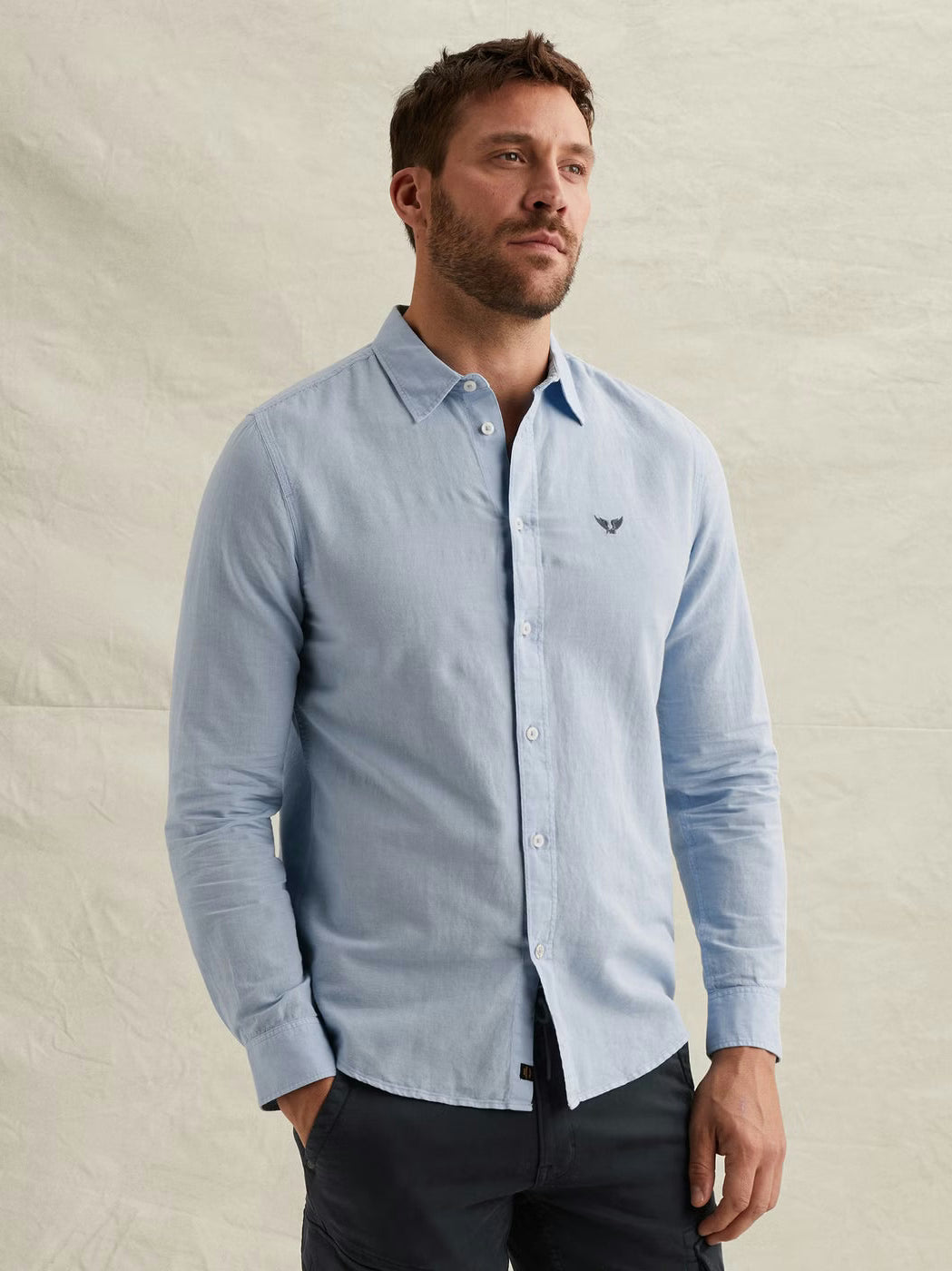 PSI2603243-5040 Overhemd garment-dye