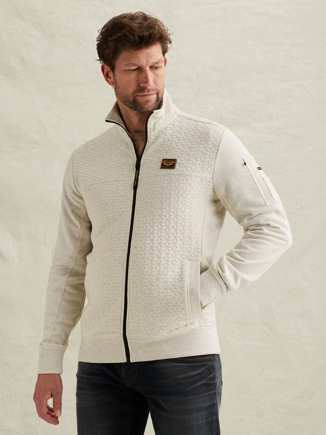 PSW2602475-910 Vest ecru - Castelijn mode
