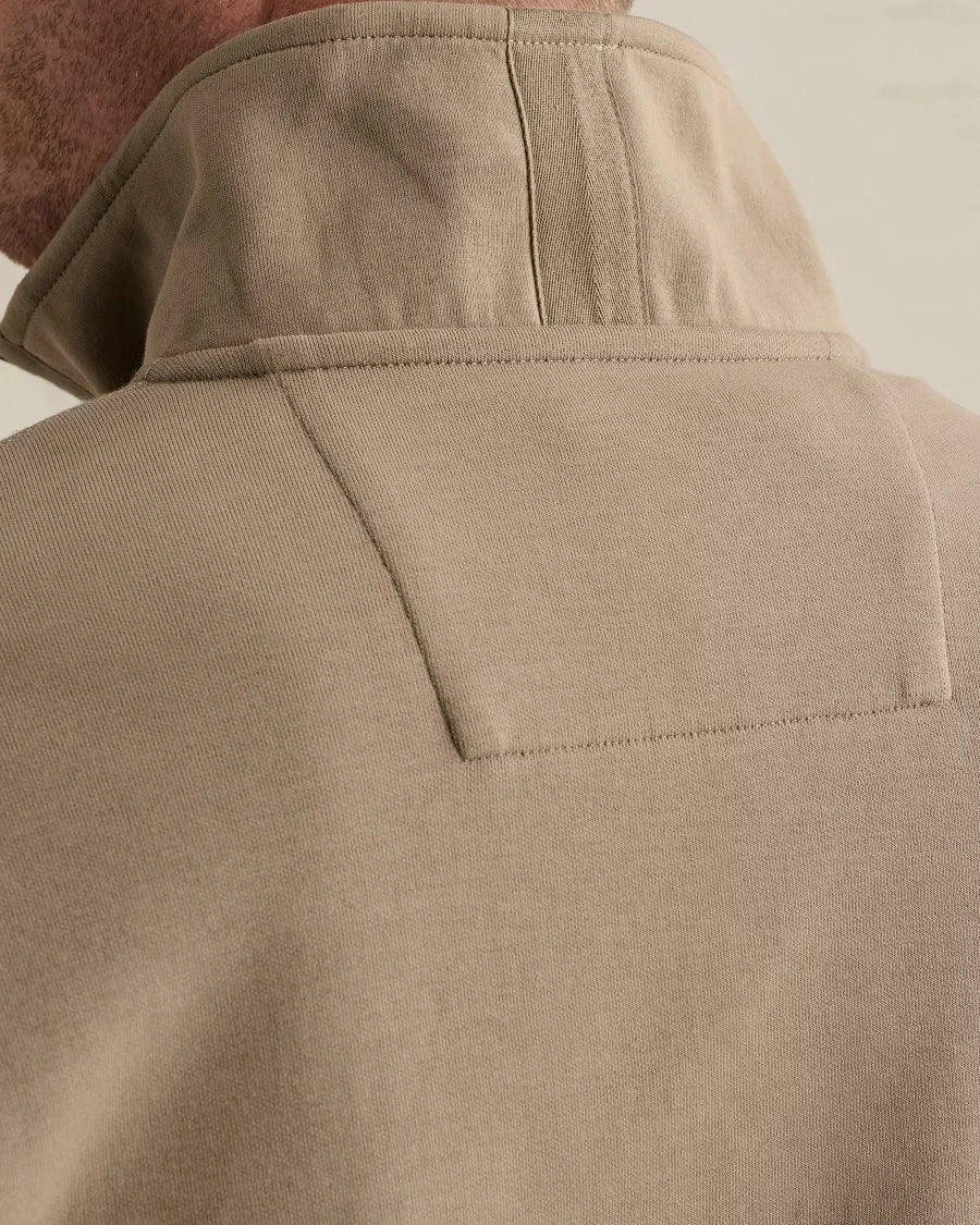 Half Zip Sweater Interlock Khaki