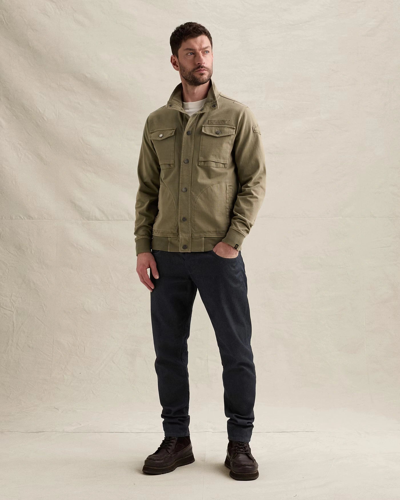 Blouson Garment Dye Khaki