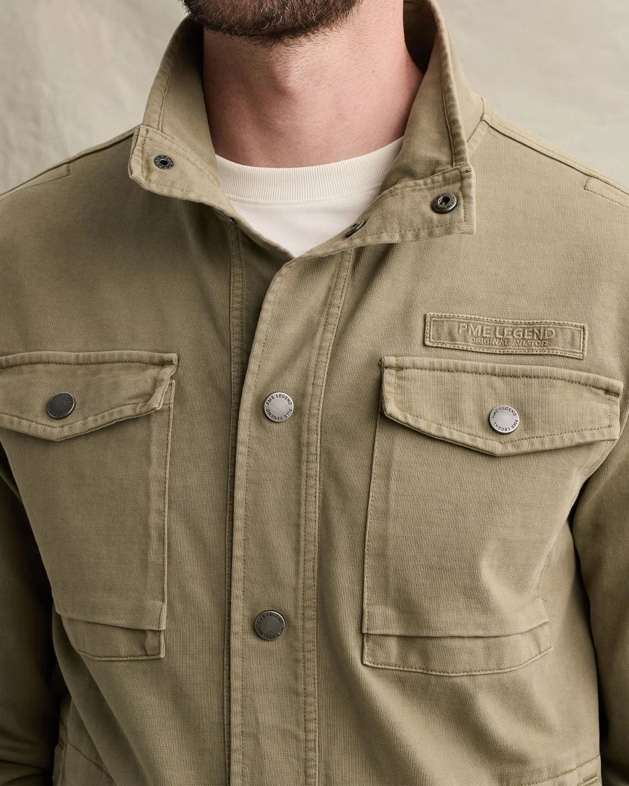 Blouson Garment Dye Khaki