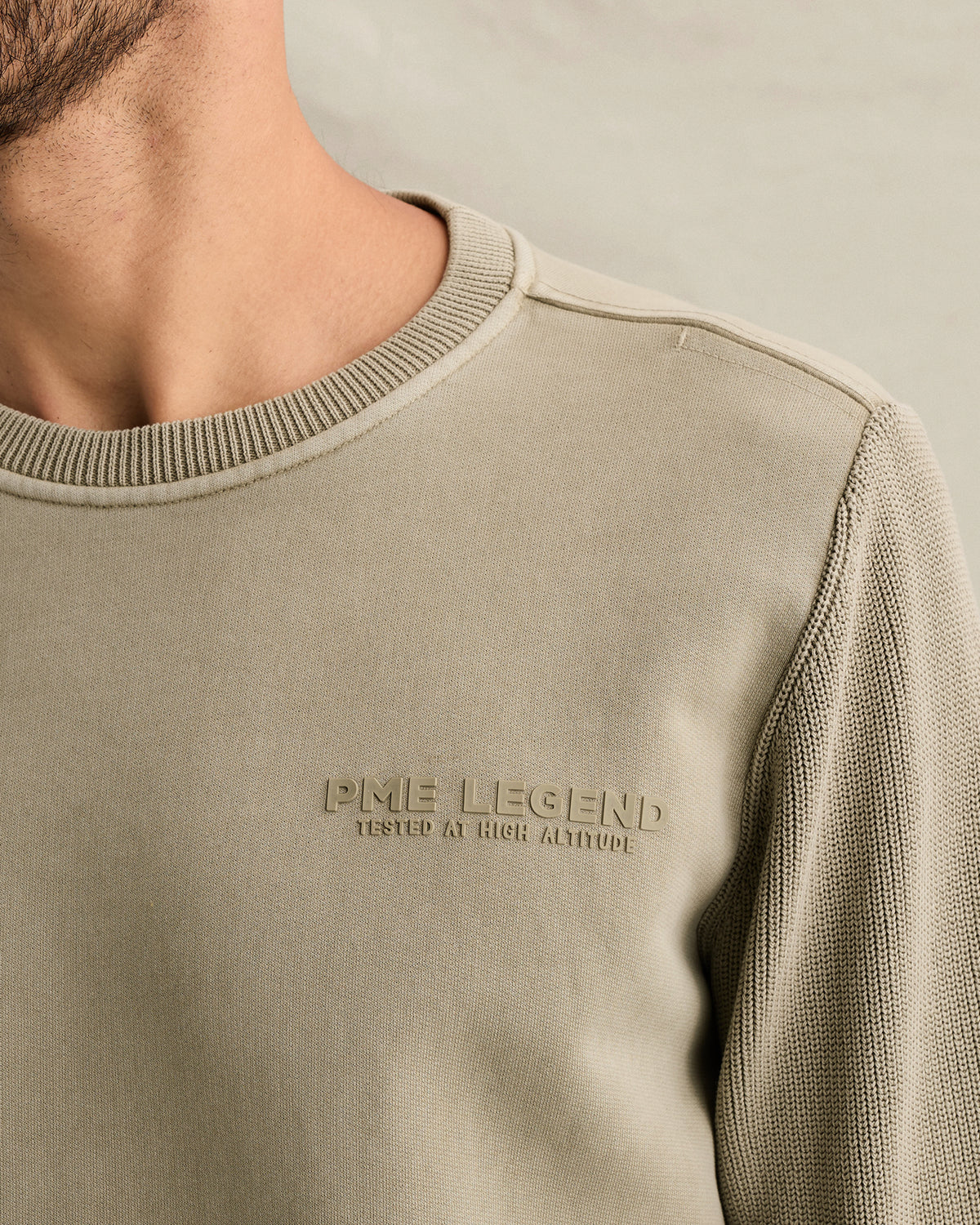 PME Legend sweater groen achterkant