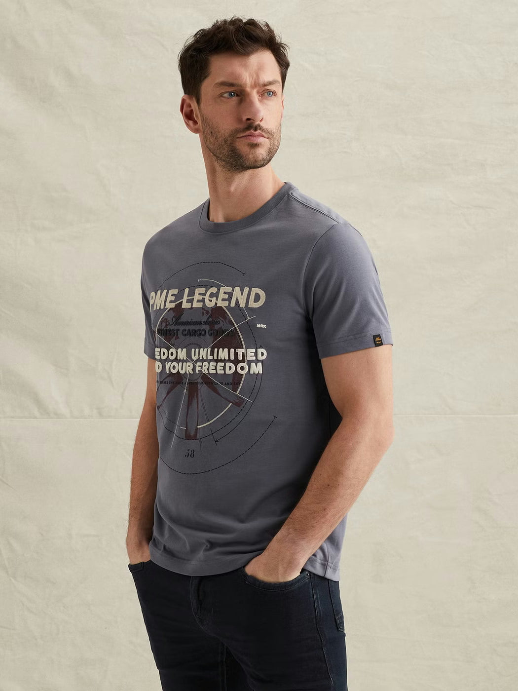 PTSS2602577-5106 T-shirt met logo - Castelijn mode