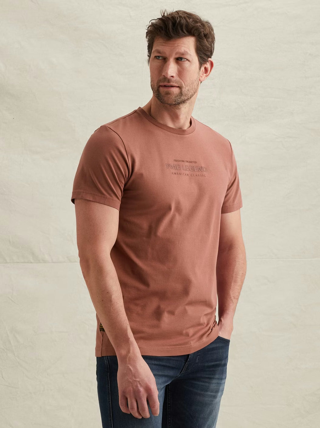 PTSS2602584-4085 T-shirt roan rouge