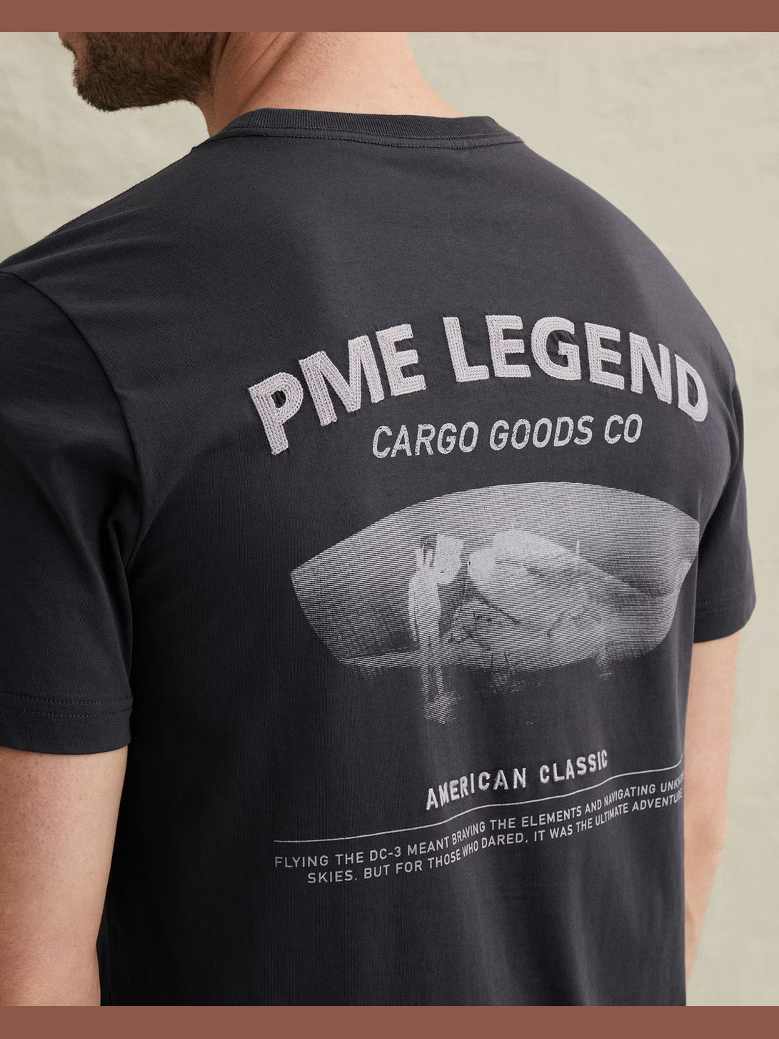 PTSS2603571-5278 T-shirt met backprint - Castelijn mode