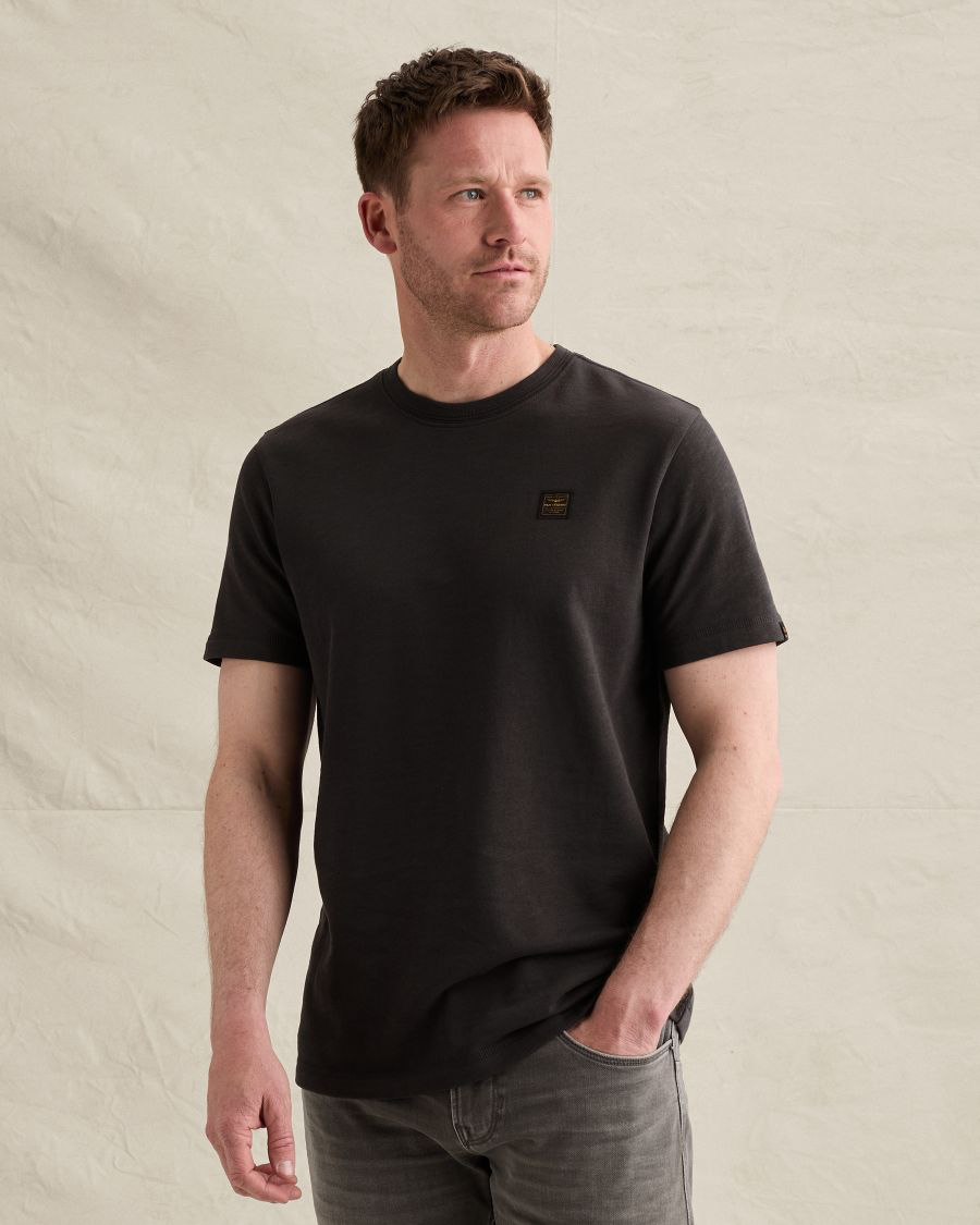 T-Shirt Slub Donkerbruin